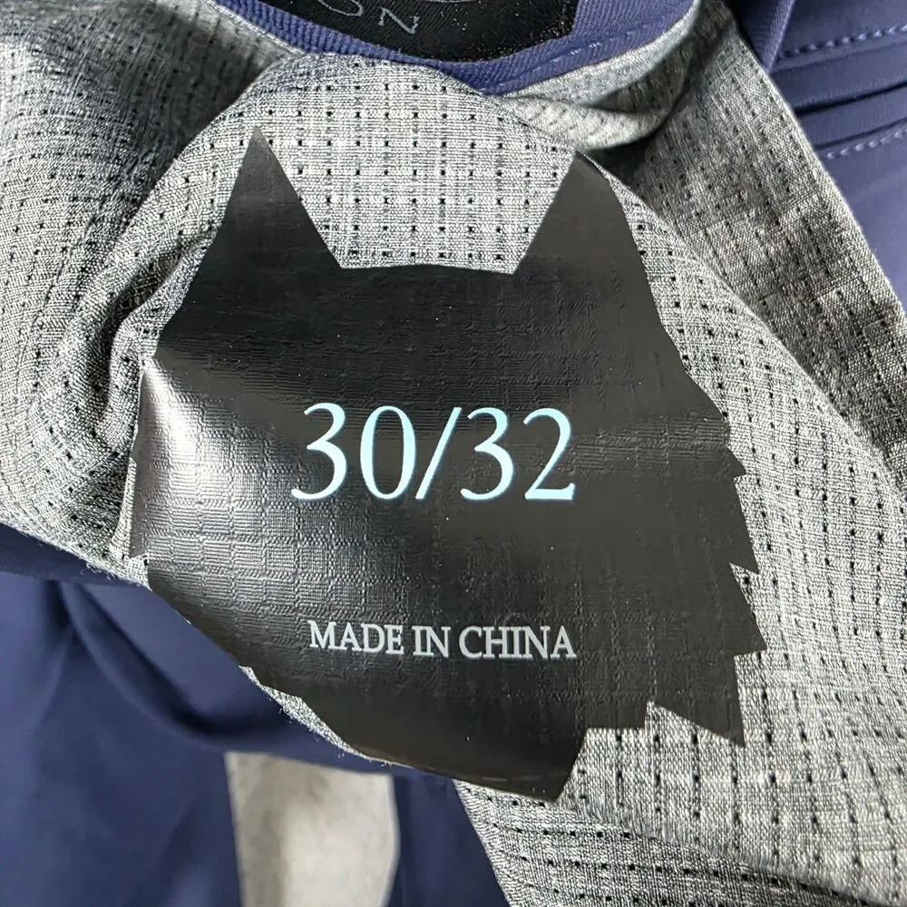 Greyson Montauk Golf Pant Mens 30x32 Blue Performance Trouser Sport Stretch